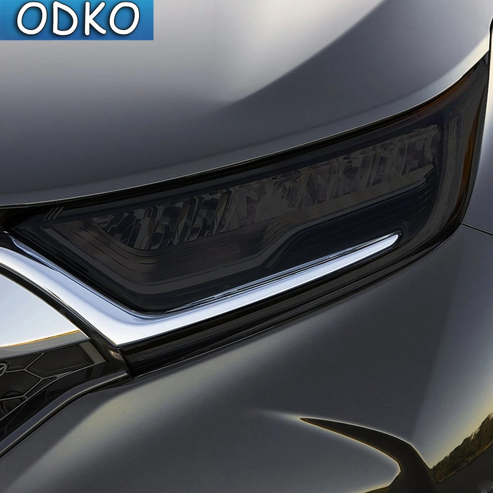 Car Accessories Honda Crv - 자동차 TPU 헤드 라이트 틴트 블랙