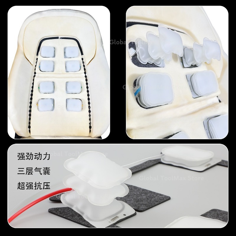 12개 에어백 마사지 자동차 시트 쿠션 5단계 조절 가 - Car Accessories Limassol 리뷰 및 가격