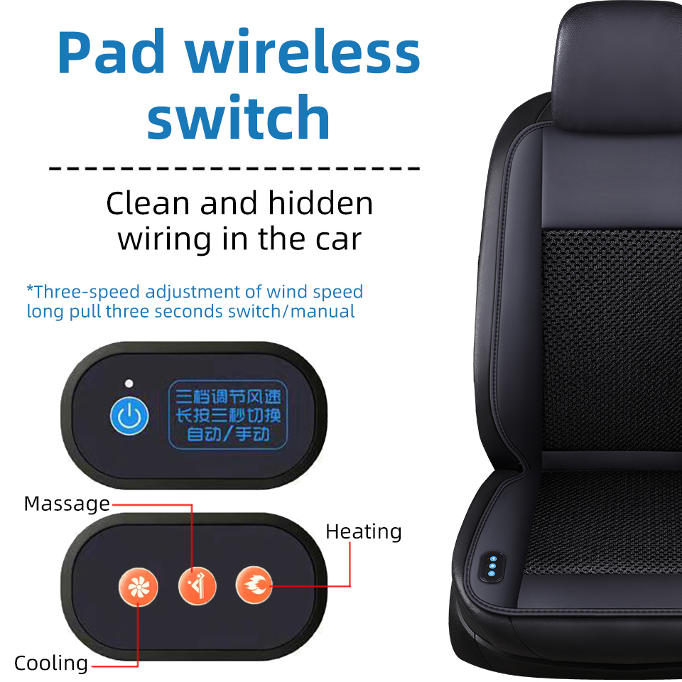 3 in 1 자동차 시트 커버, 10개의 숨겨진 팬으로 - Car Accessories Limassol 리뷰 및 가격