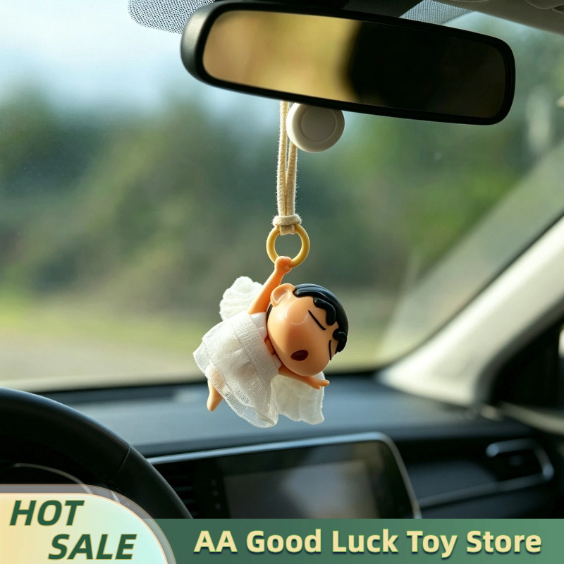 크레용신짱 엔젤 발레 미니 자동차 백미러 장식 펜던트  - Car Accessories For Interior 리뷰 및 가격