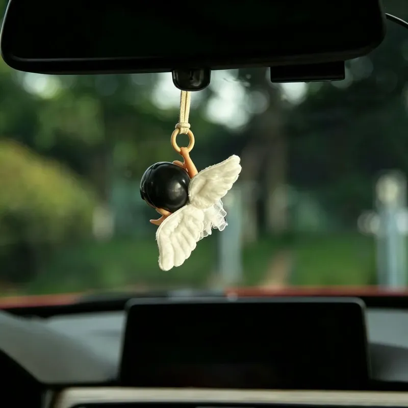 크레용신짱 엔젤 발레 미니 자동차 백미러 장식 펜던트  - Car Accessories For Interior 리뷰 및 가격