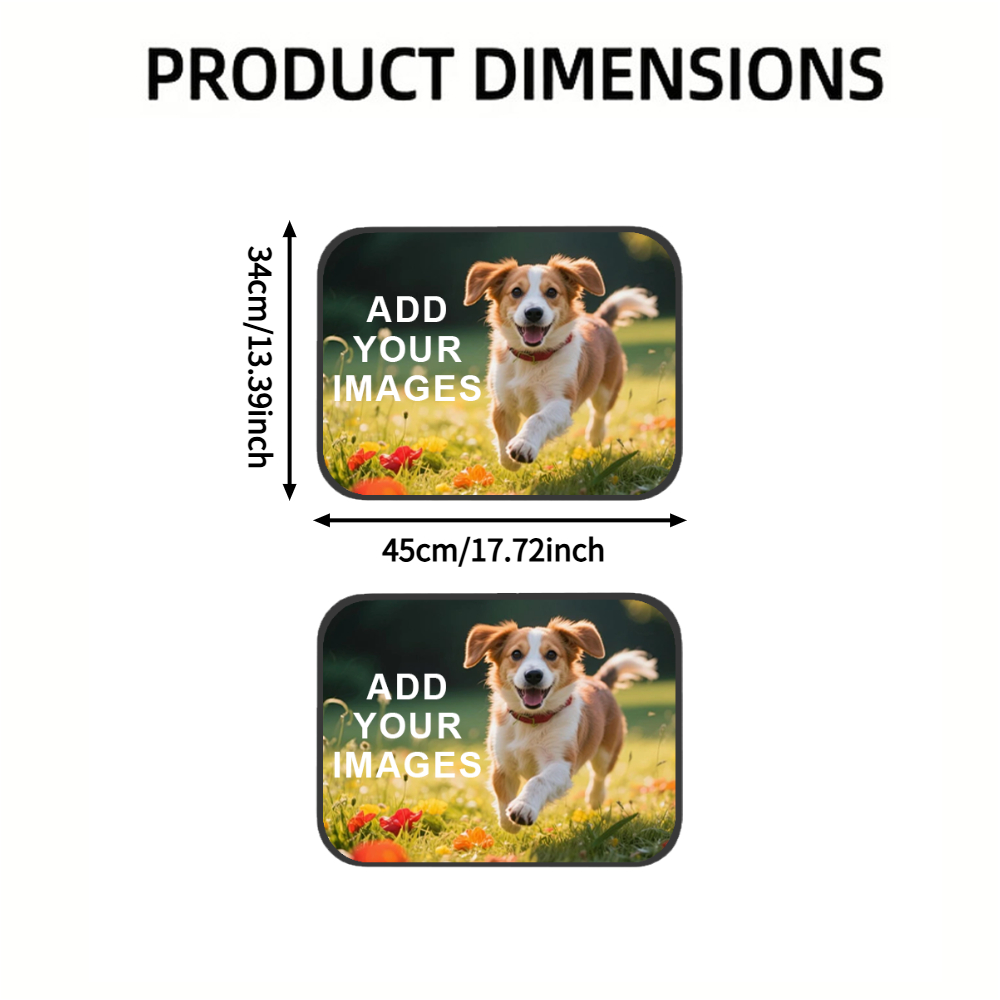 1세트/2세트 맞춤형 자동차 바닥 매트(개인화된 이미지 - Car Accessories For Interior 리뷰 및 가격