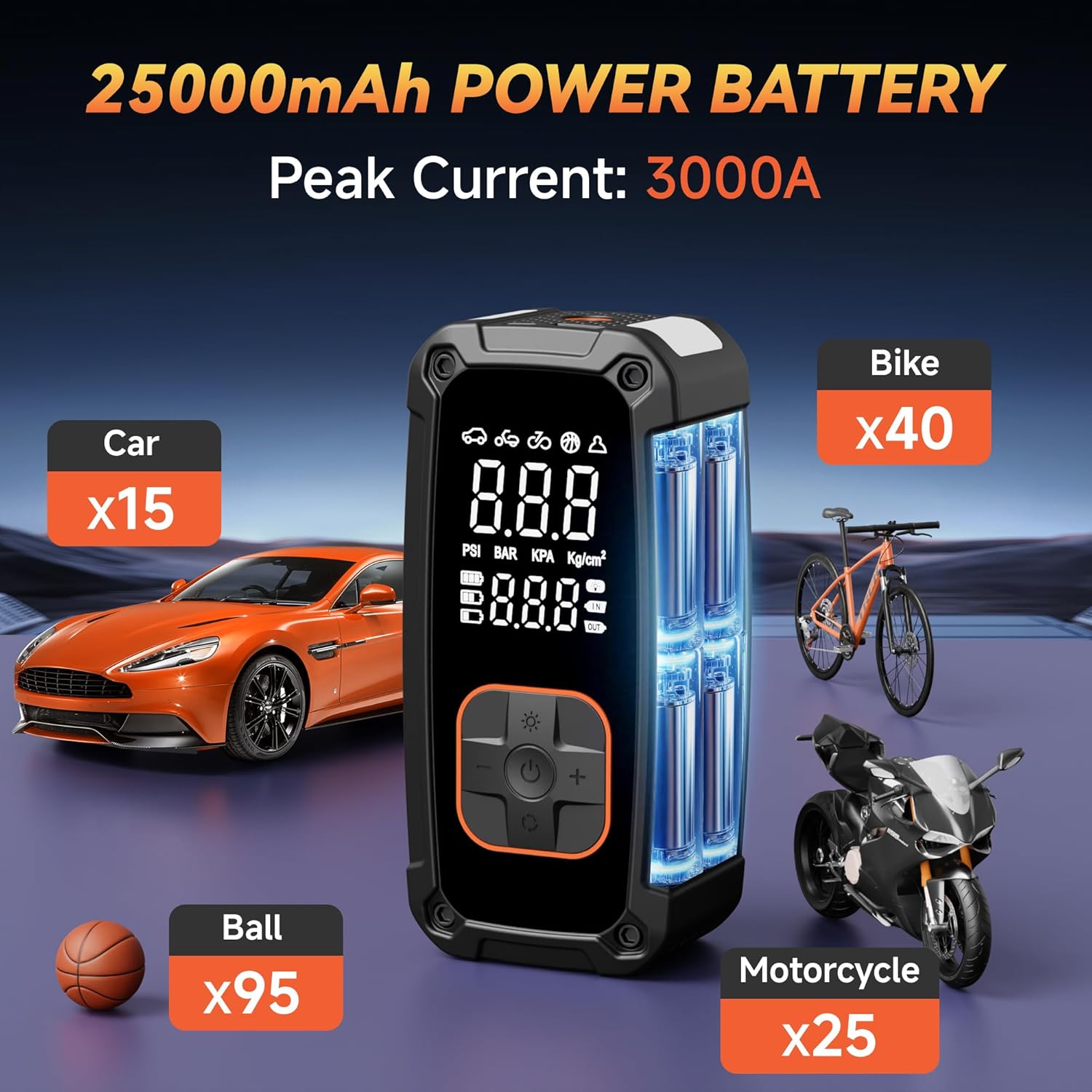 휴대용 에어 컴프레서 타이어 공기 주입기 - 150PS - Car Portable Tire Inflator 리뷰 및 가격