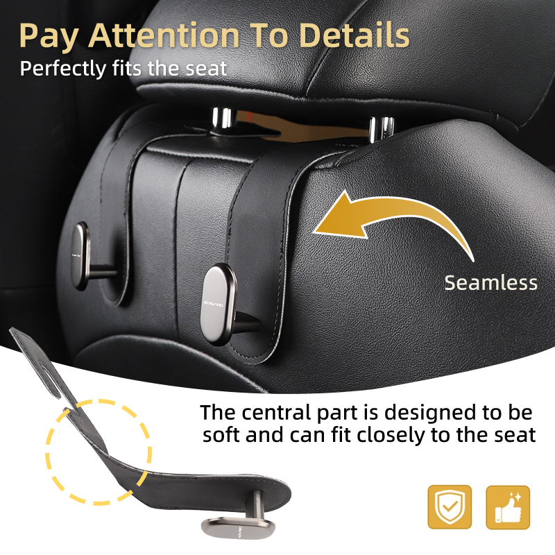 가죽 자동차 시트 백 후크 보관함 인테리어 액세서리 혼 - Car Accessories Honda Crv 리뷰 및 가격