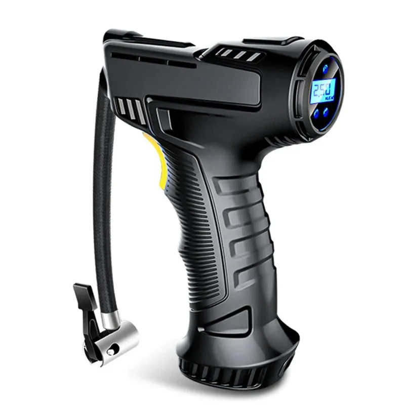 차량용 에어 컴프레서 자동 충전식 무선/유선 타이어 공 - Car Portable Tire Inflator 리뷰 및 가격