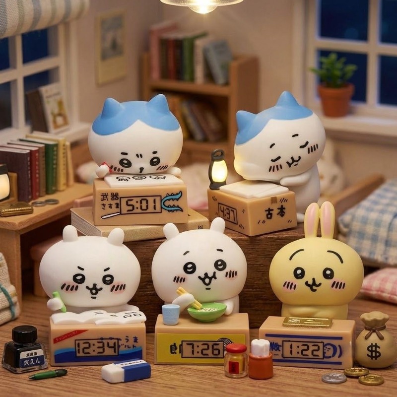 Hachiware Usagi 만화 알람 시계 인형 자동 - Car Accessories For Interior 리뷰 및 가격