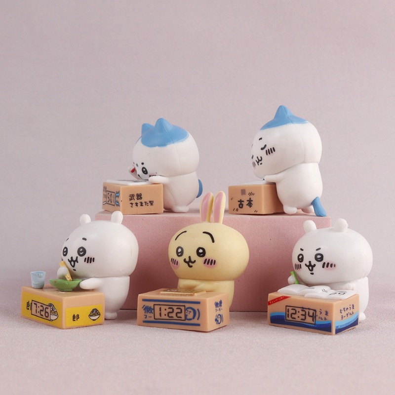 Hachiware Usagi 만화 알람 시계 인형 자동 - Car Accessories For Interior 리뷰 및 가격